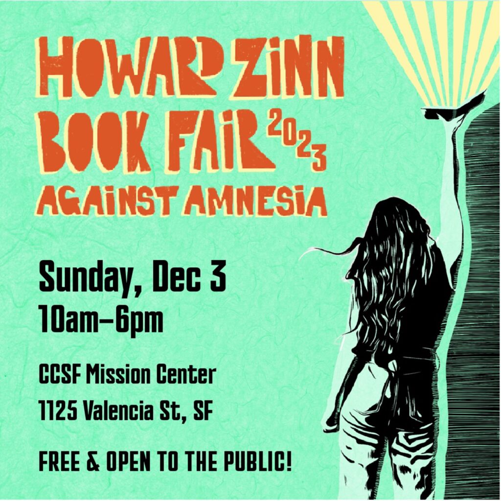 Howard Zinn Book Fair flyer