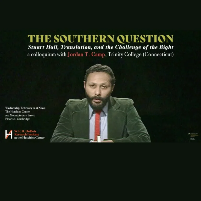 Southern Question lecture Hutchins Center